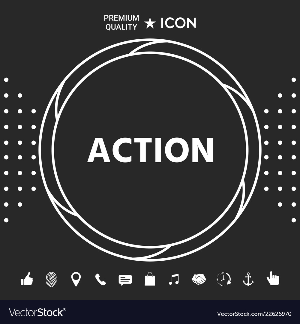 Action button symbol