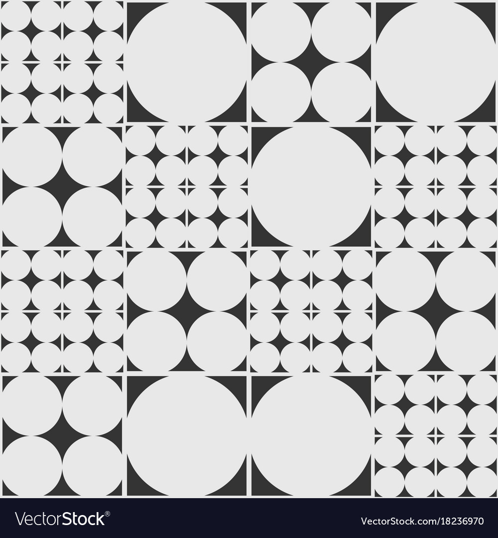 Geometric circle pattern