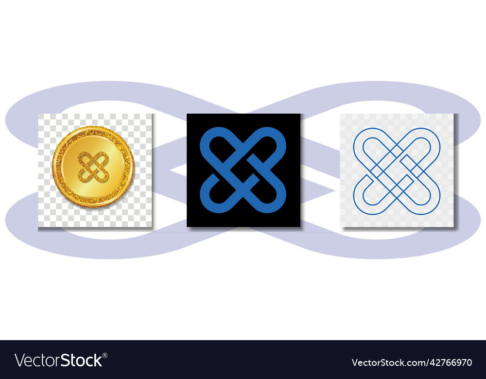 Gxsharing cryptocurrency icon with three forms