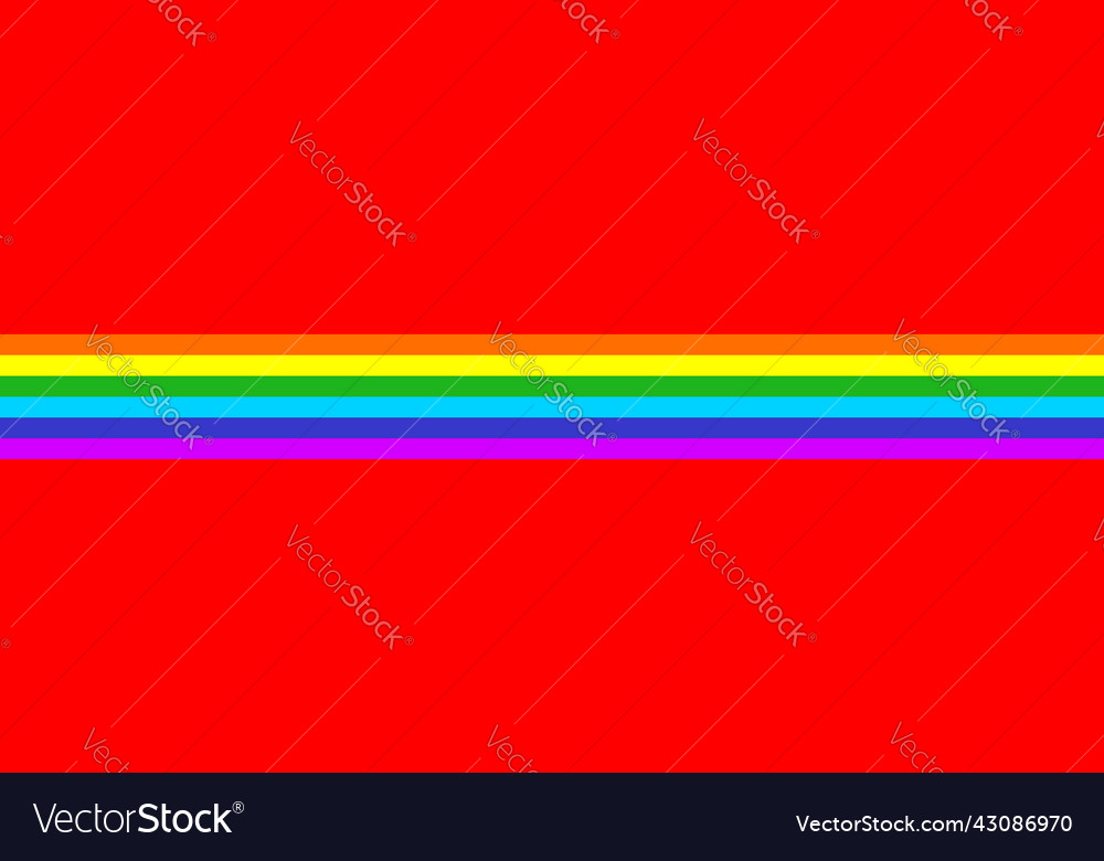 Rainbow graphic element shape vector image Rainbow graphic element shape