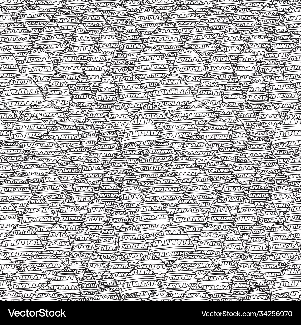 Wave seamless pattern Royalty Free Vector Image