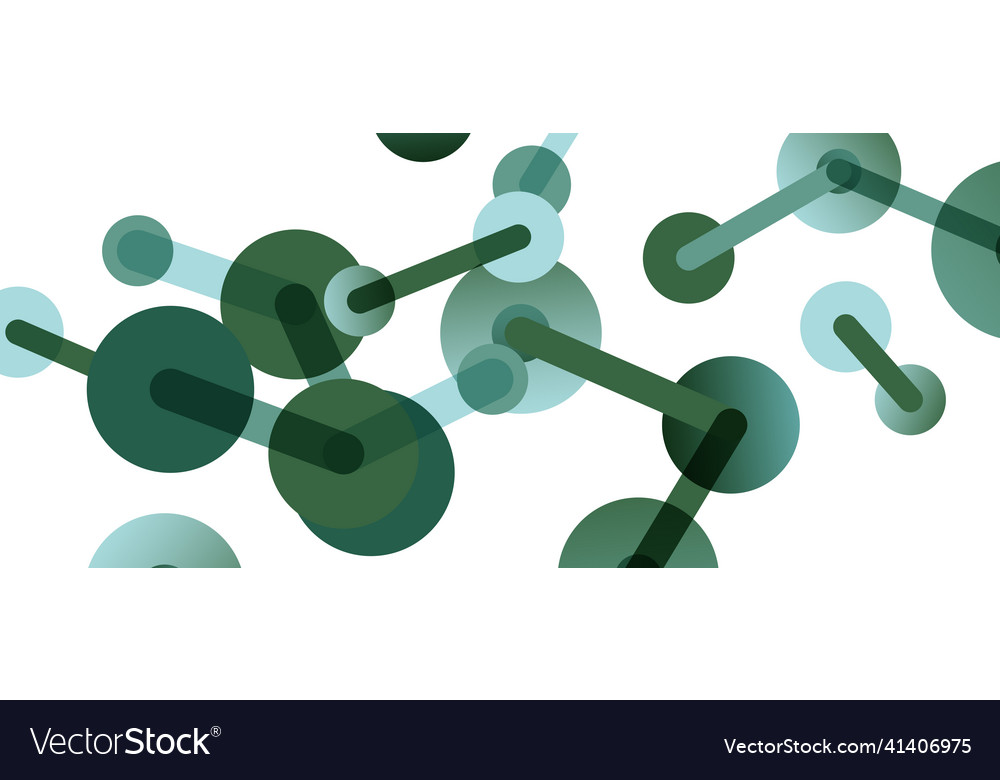 Abstract background round dots connected by lines