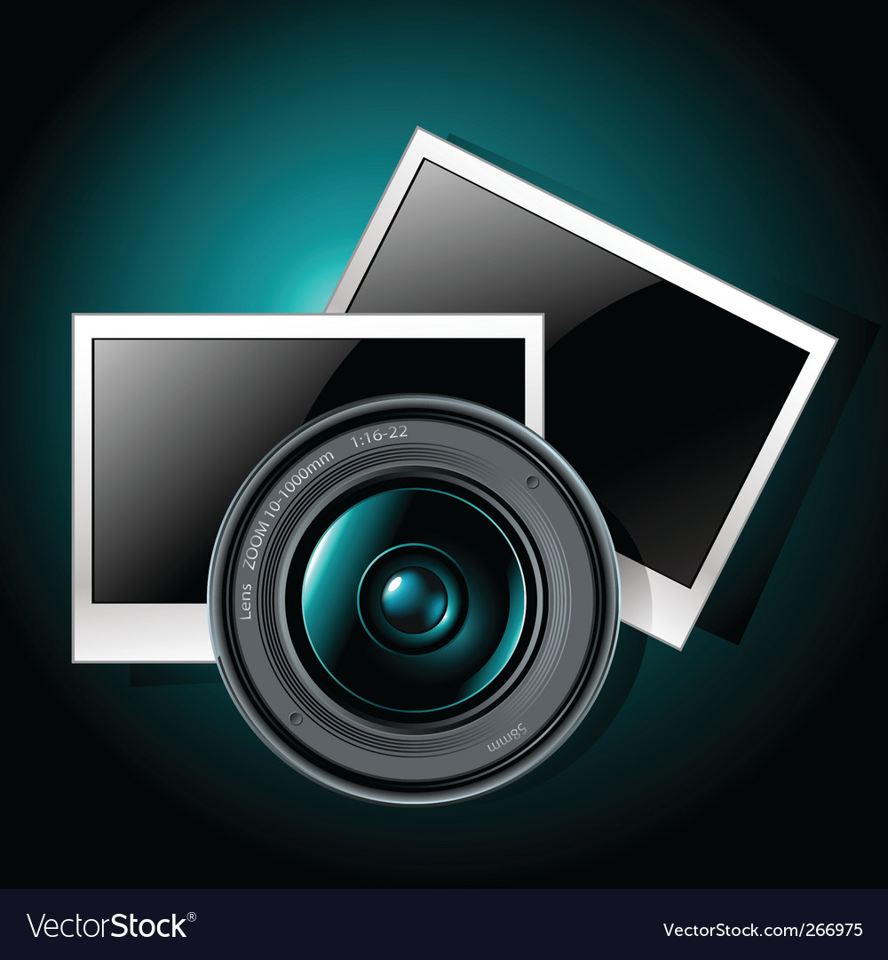 Camera Lens with Photo Frames