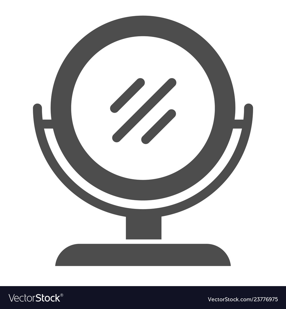 Runder Schminkspiegel Icon