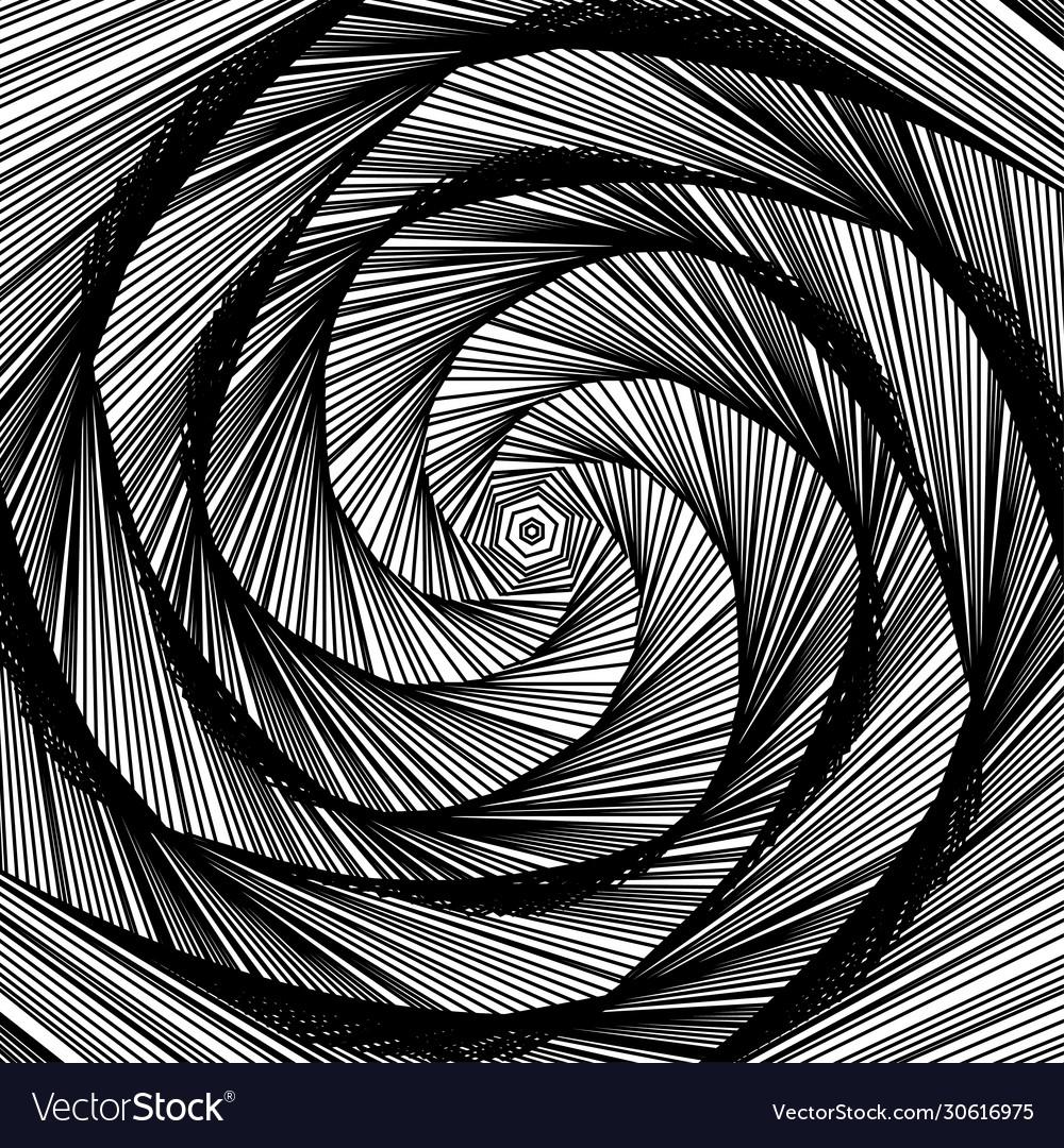 Round shapes swirl design template shell pattern vector image Round shapes swirl design template shell pattern