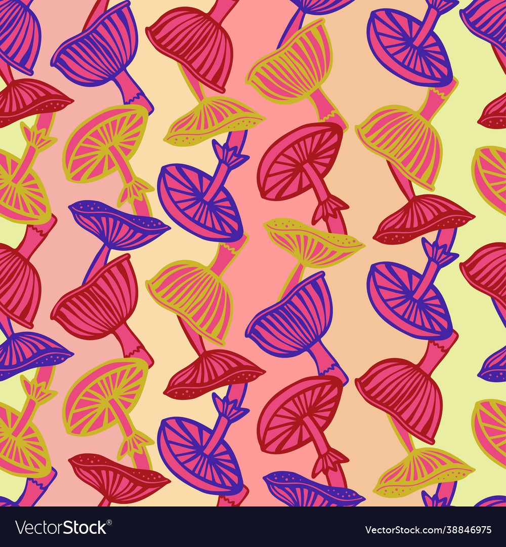 Seamless colorful pattern with lined