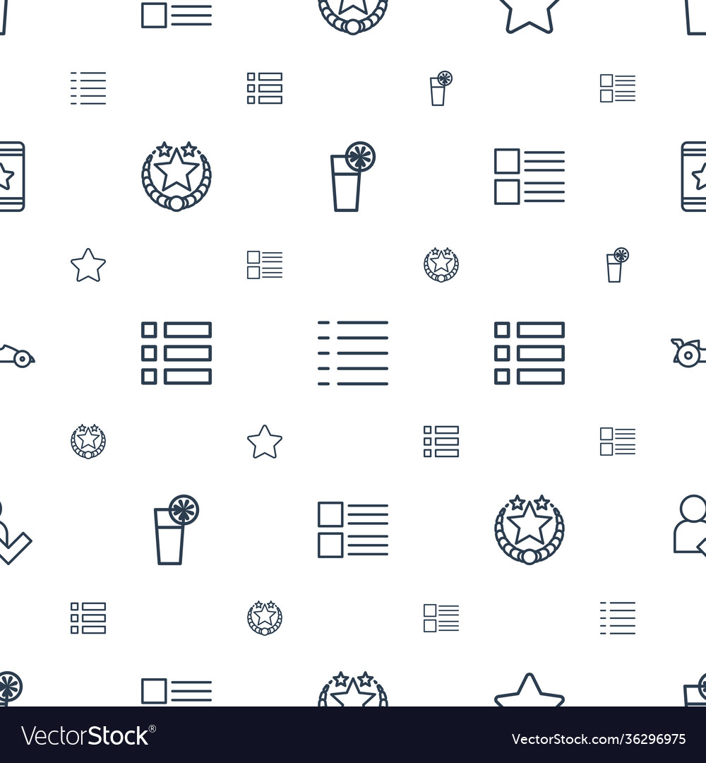 Ui icons pattern seamless white background