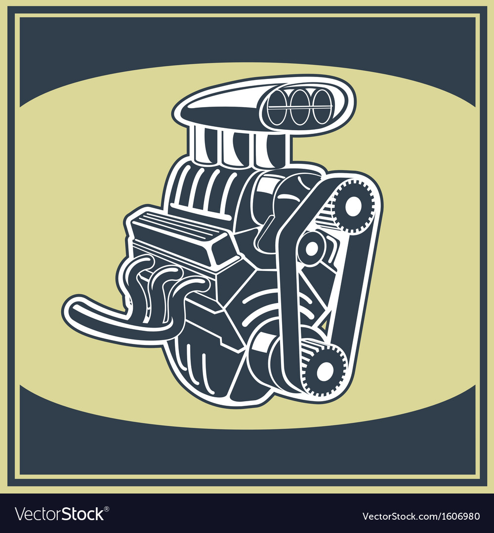 Engine Royalty Free Vector Image Vectorstock