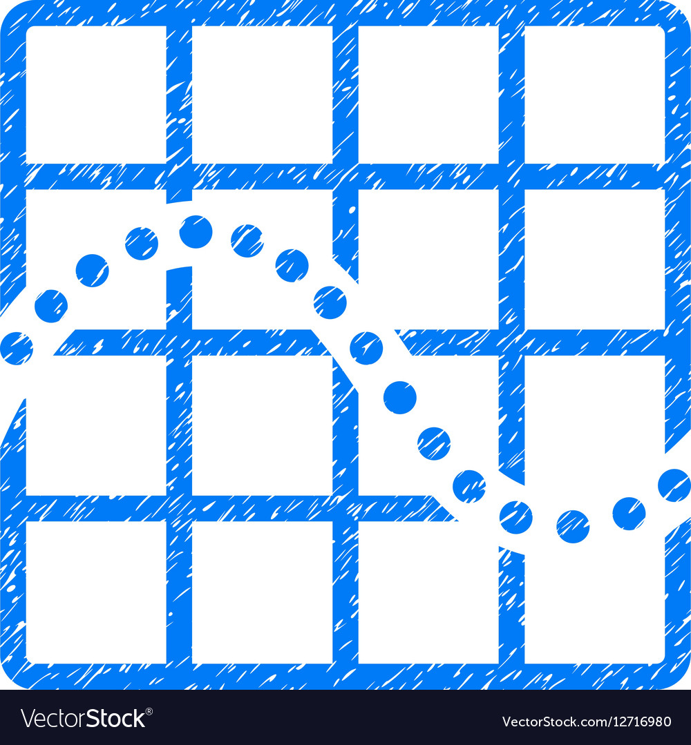 Function chart grainy texture icon