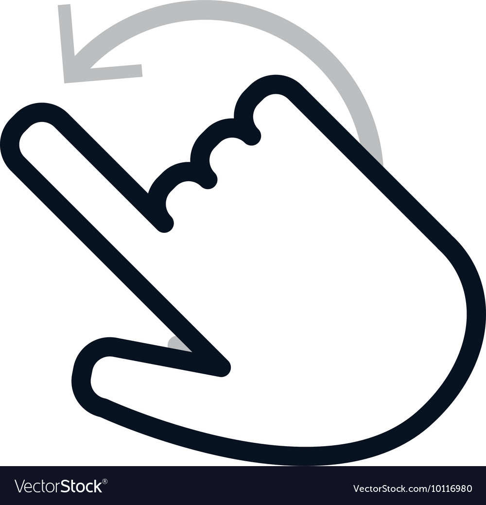 Hand pointer icon