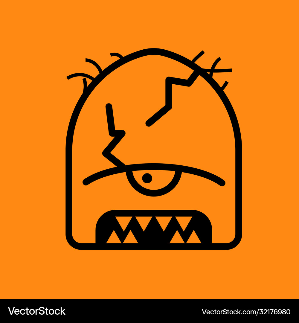 Monster character icons Royalty Free Vector Image