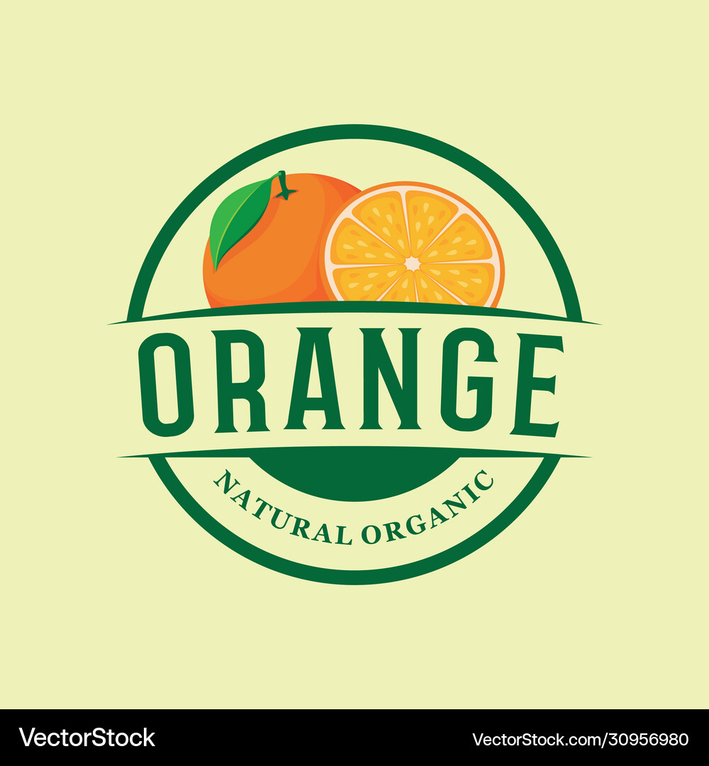 Orange Royalty Free Vector Image - VectorStock