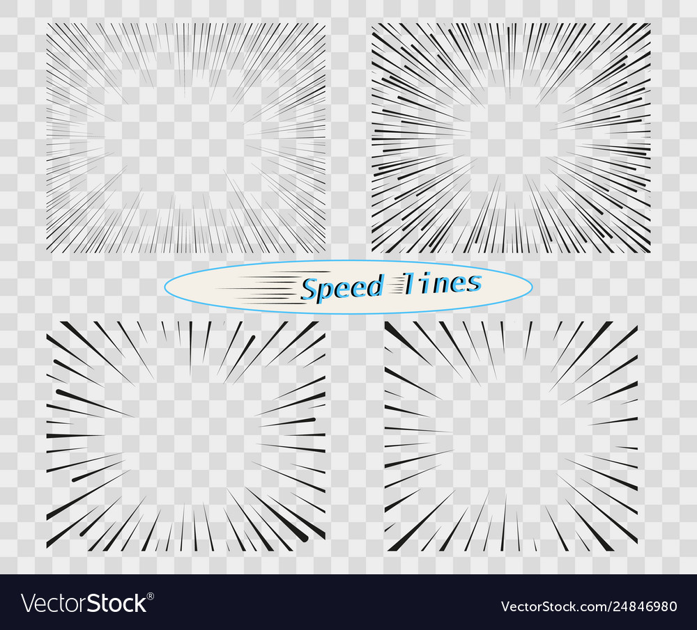 Radial Speed Lines Background