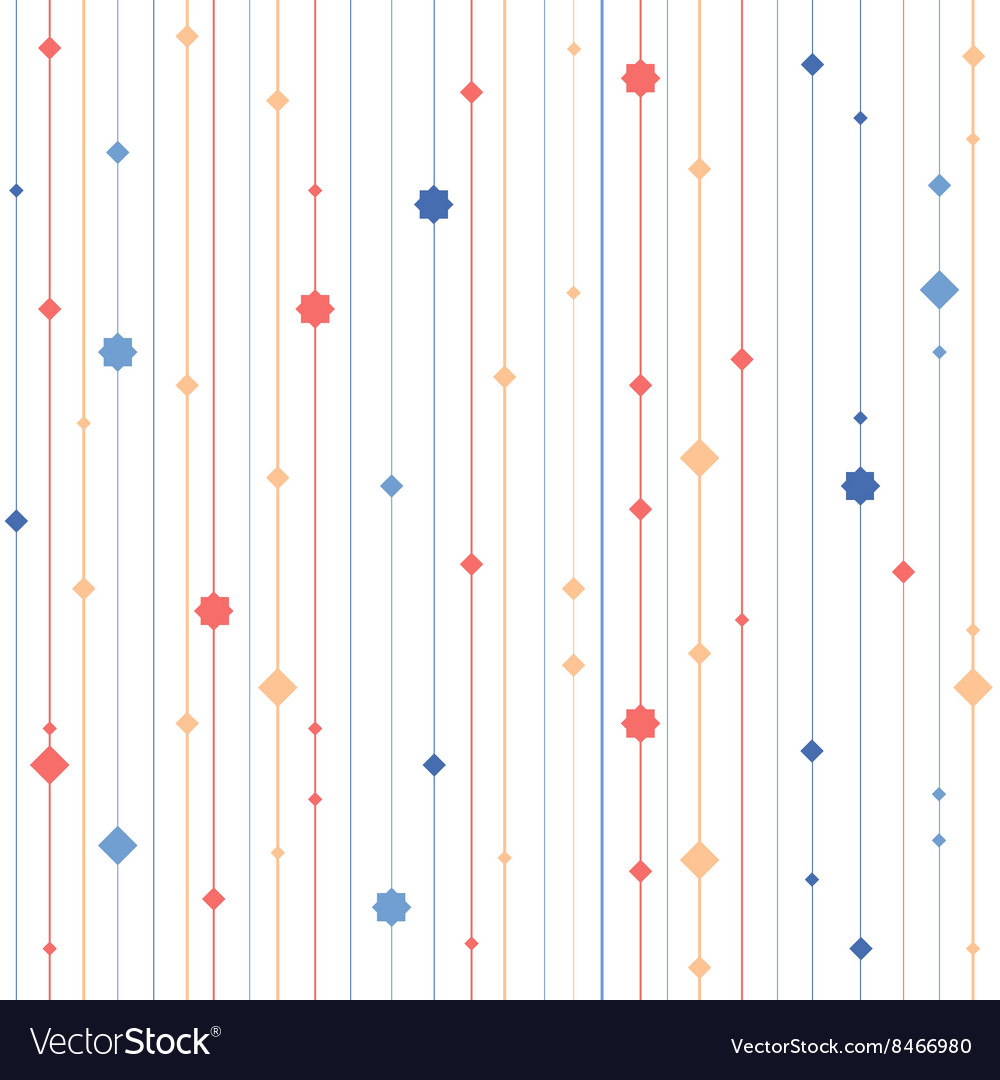 Seamless colorful pattern with lines