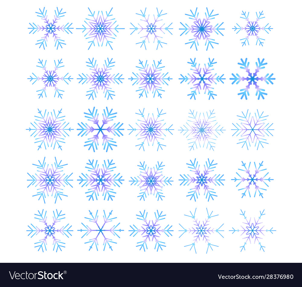 Set different snowflake icons
