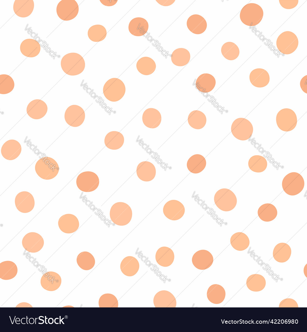 Simple seamless pattern with scattered round