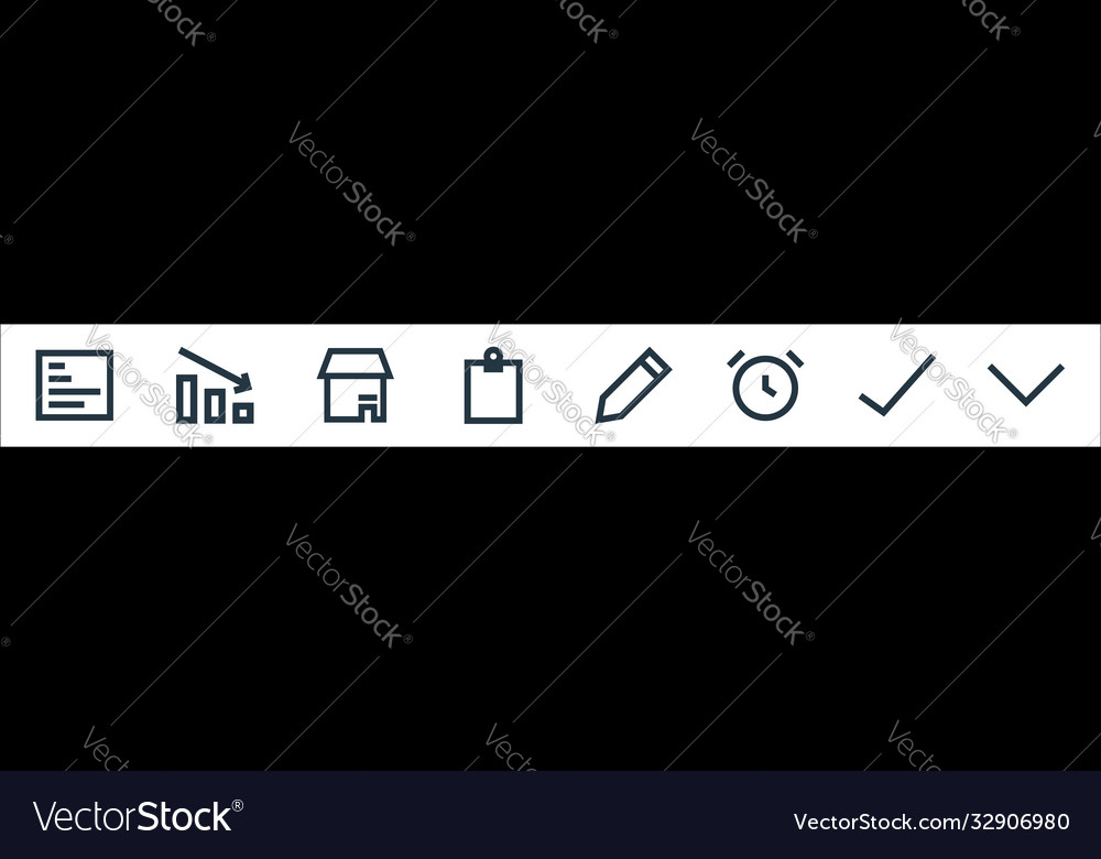 Benutzeroberfläche Linie Icons lineare eingestellte Qualität vector image Benutzeroberfläche Linie Icons lineare eingestellte Qualität