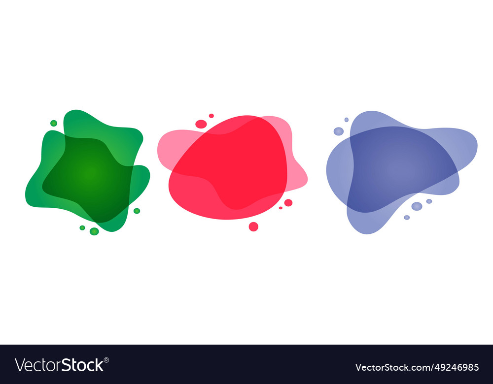 Abstract dynamic graphic elements in modern style