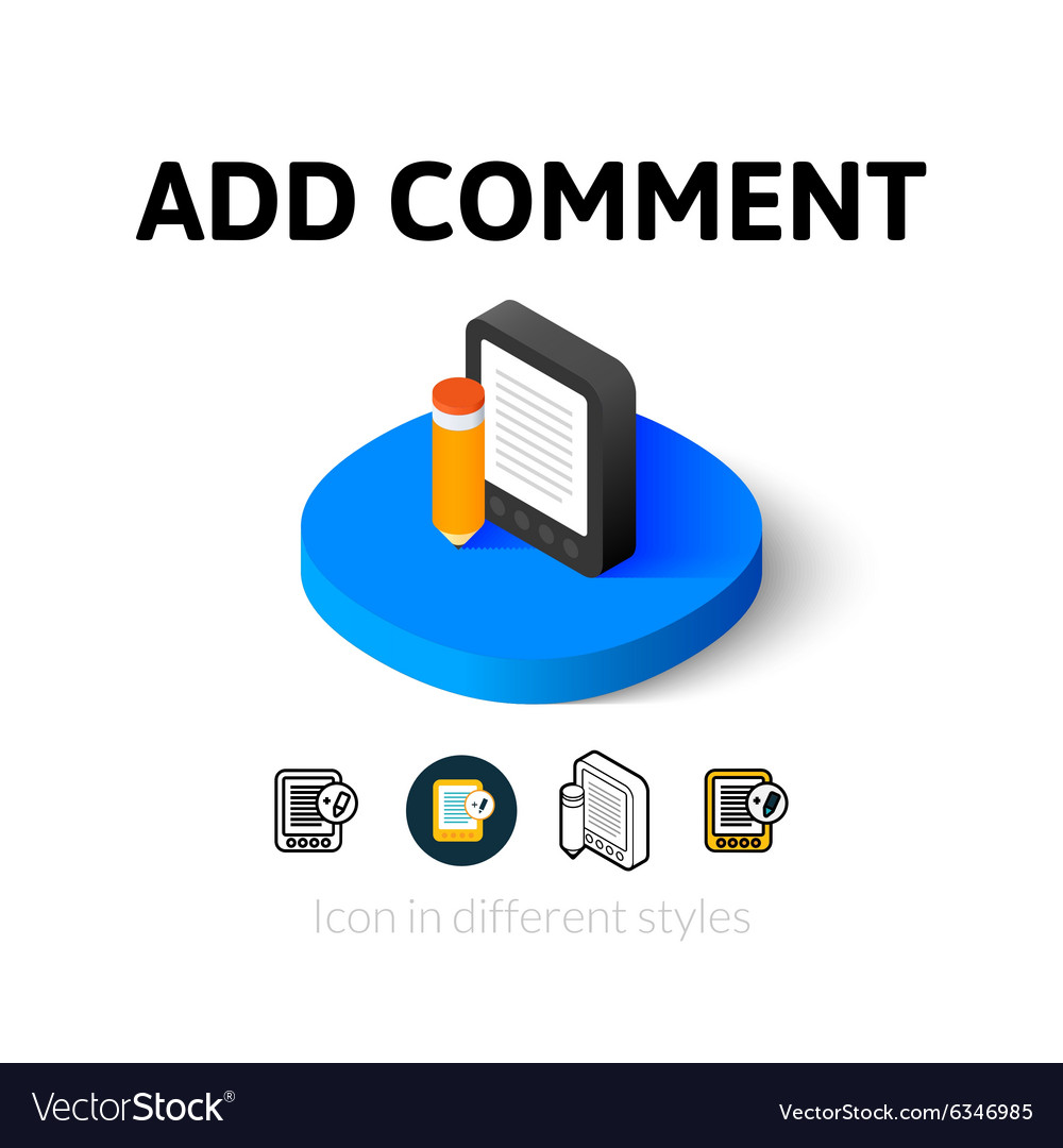 Add comment i. Add comment i