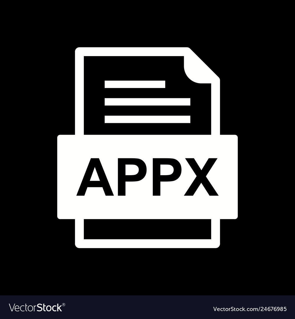 Appx file document icon