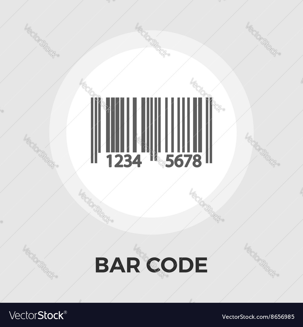 Bar code flat icon