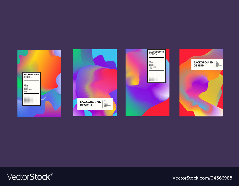 Colorful abstract fluid gradient pattern Vector Image Colorful abstract fluid gradient pattern
