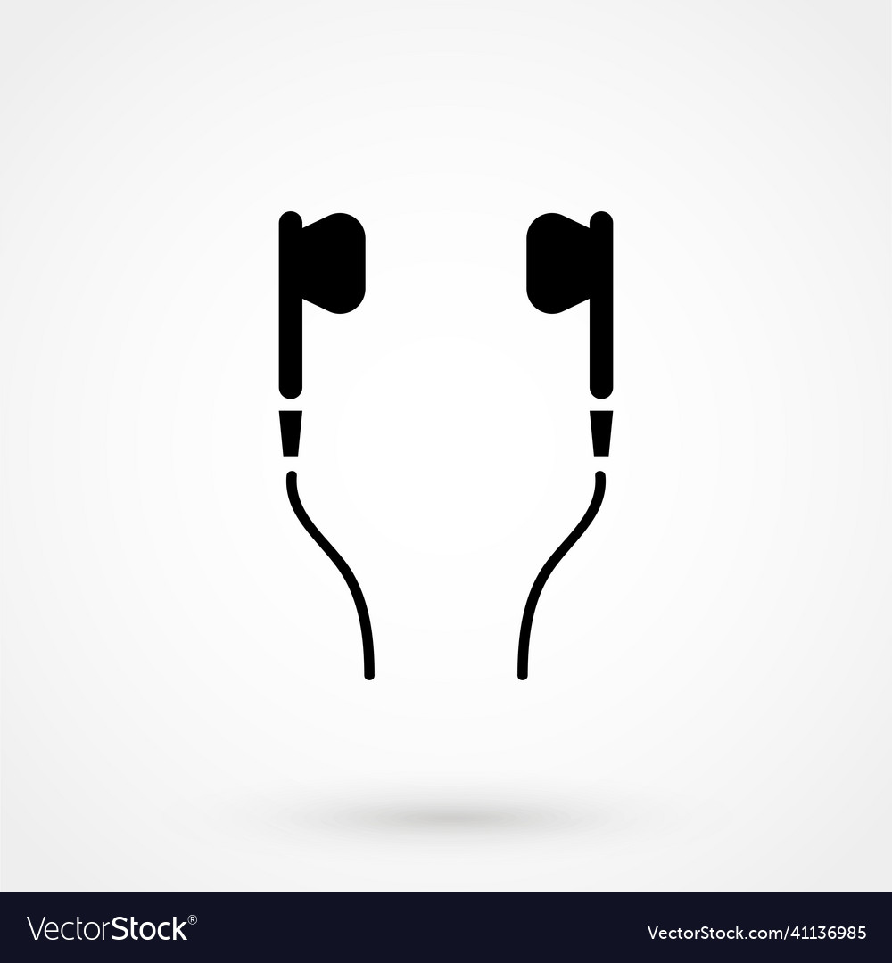 Headphones Icon Royalty Free Vector Image - Vectorstock