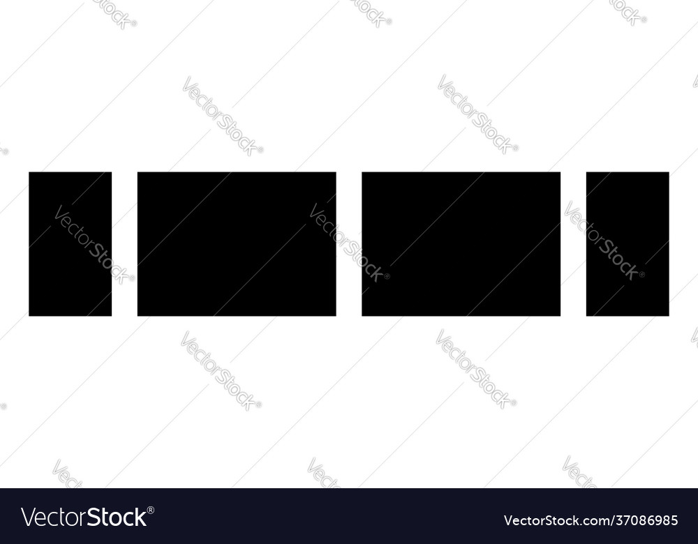 Horizontally repeatable dashed line stripe vector image Horizontally repeatable dashed line stripe