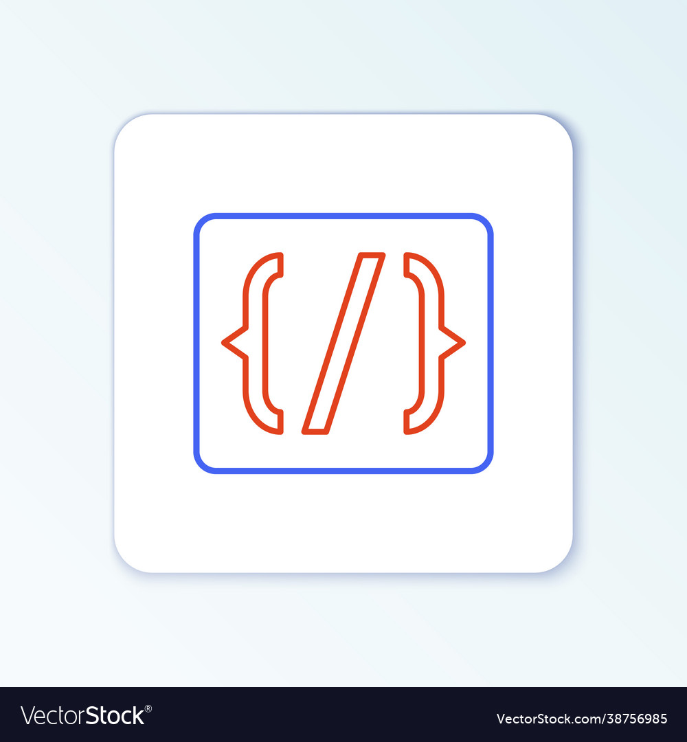 Zeile Programmiersprache Syntax-Symbol isoliert