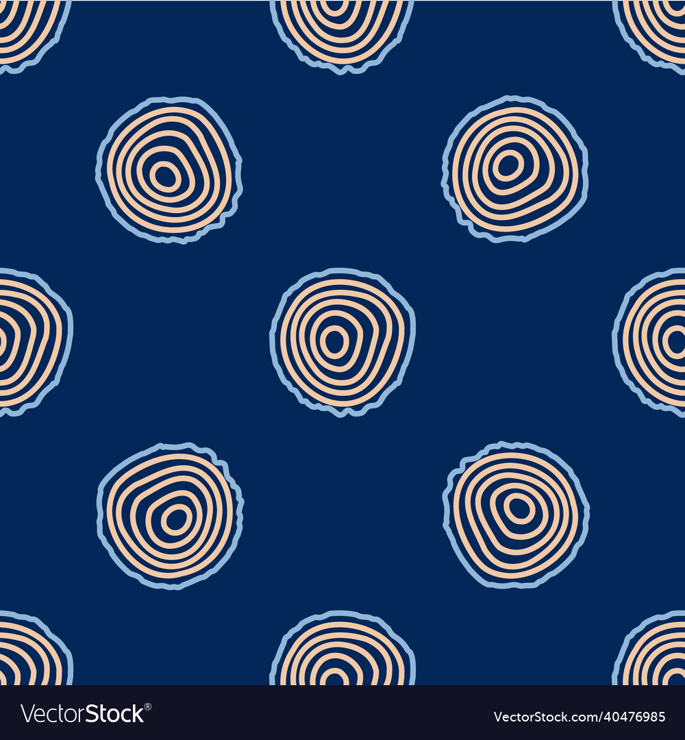 Line tree rings icon isolated seamless pattern Vector Image Line tree rings icon isolated seamless pattern