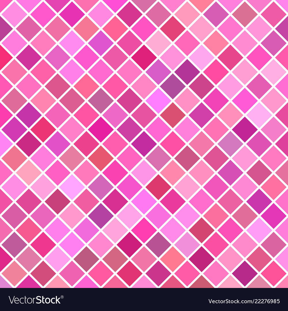 Pink diagonal square pattern background