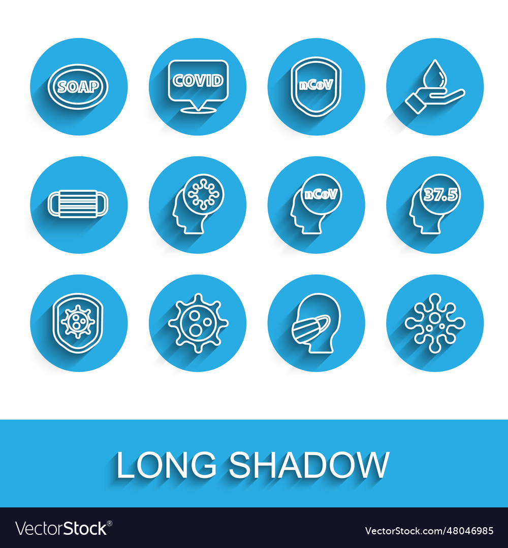 Set line shield protecting from virus bar