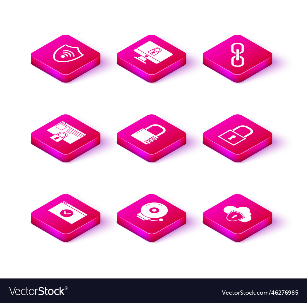 Set secure your site with https ssl ringing Vector Image Set secure your site with https ssl ringing