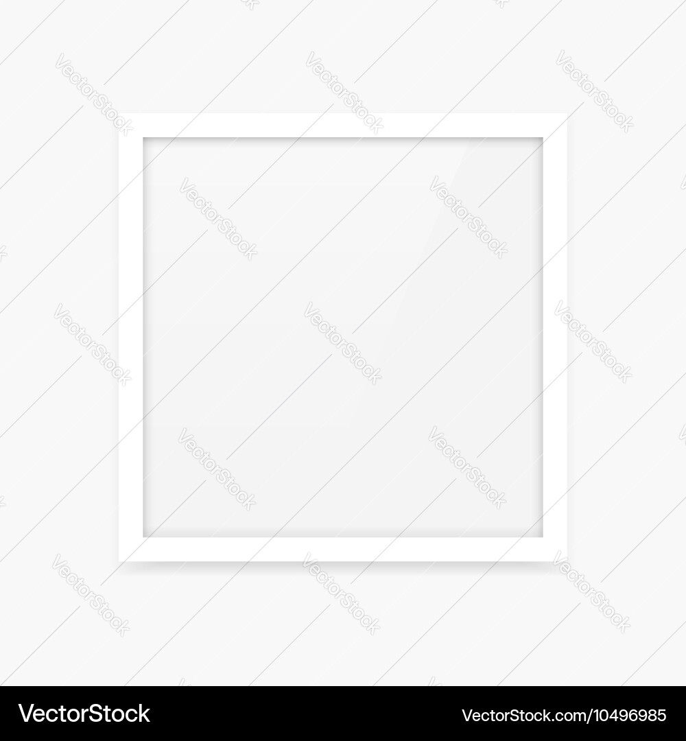 Square photo frame Royalty Free Vector Image - VectorStock