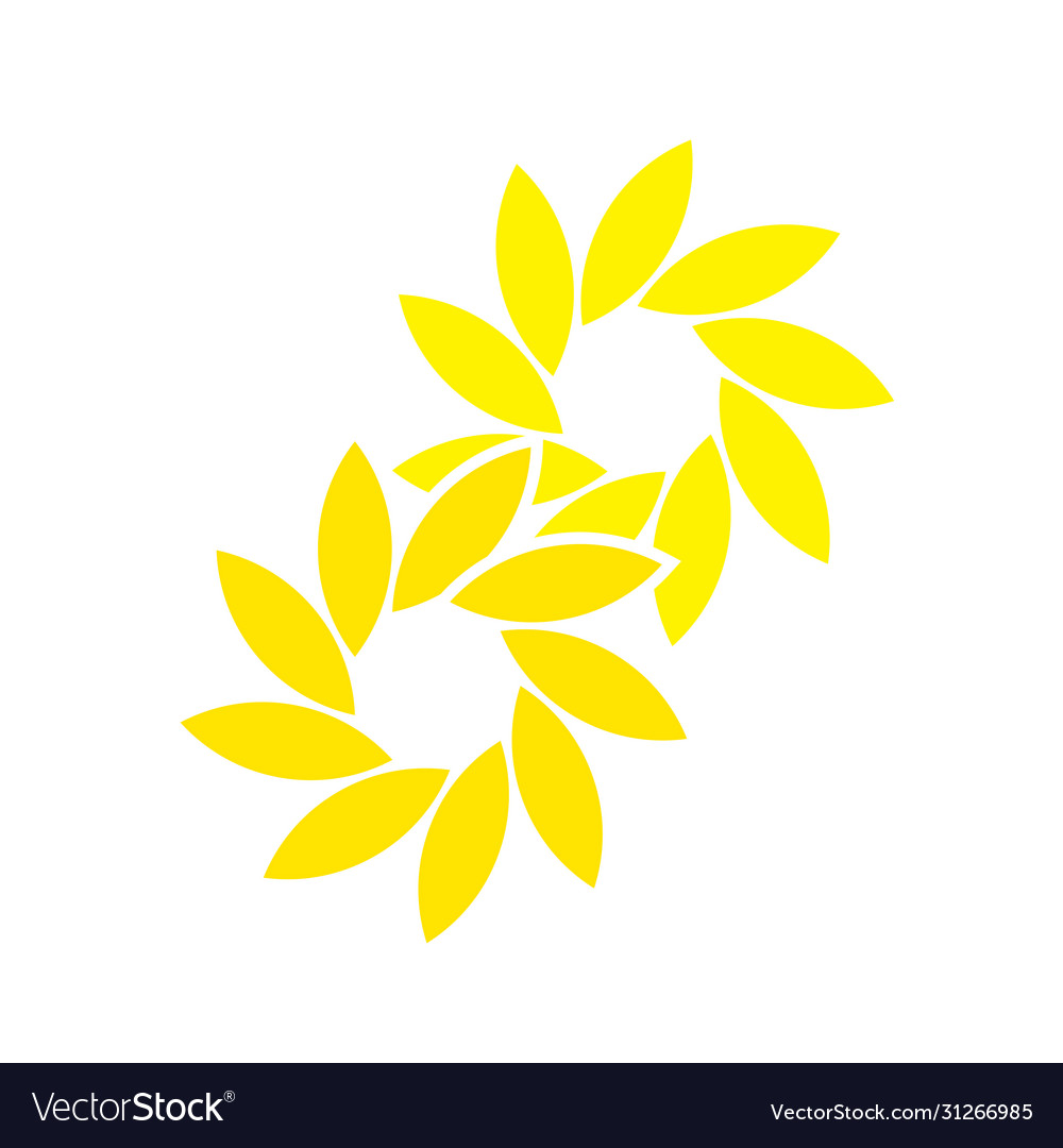 Sonnenblumen oder Kranzdesign eps10 vector image Sonnenblumen oder Kranzdesign eps10