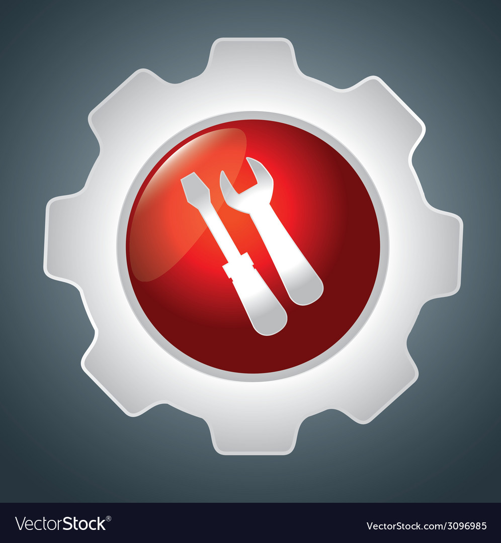 Technical support design over gray background