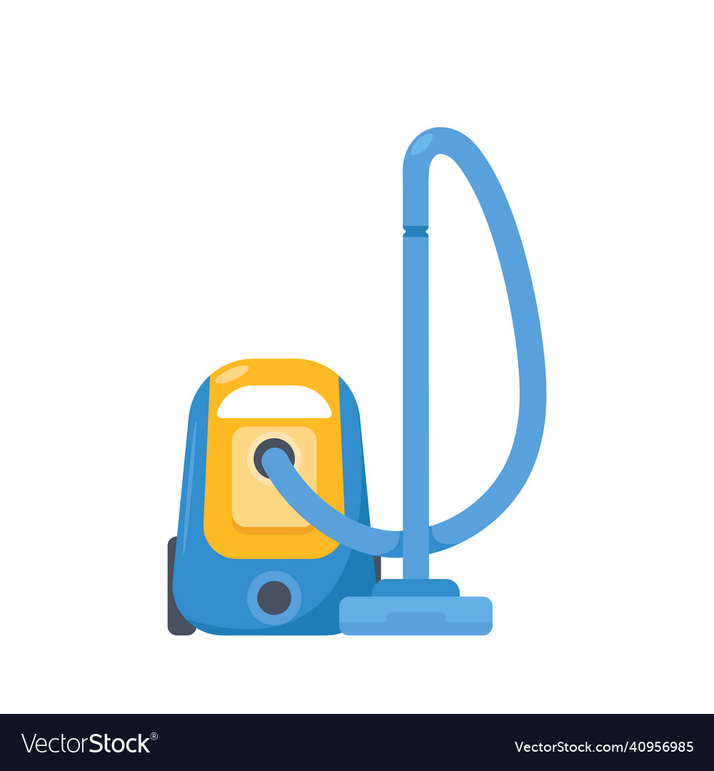 Vacuum cleaner icon isolated on white background vector image Vacuum cleaner icon isolated on white background