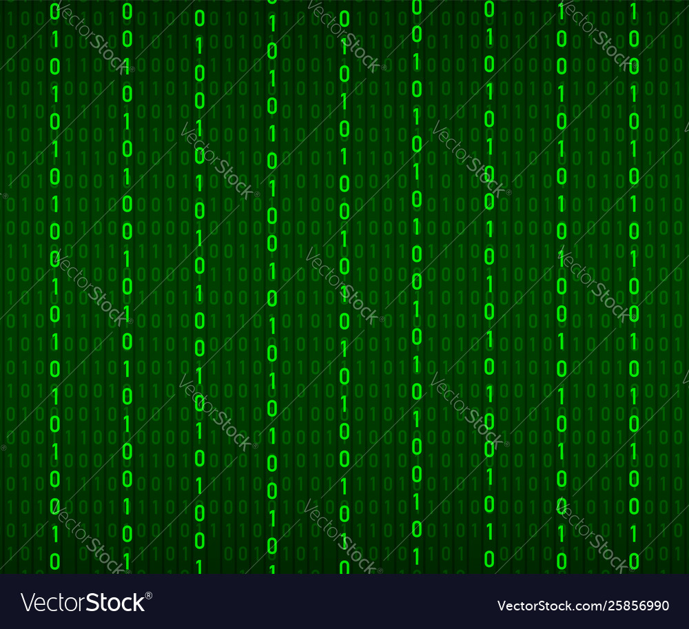 Hintergrund in einem Matrix-Stil fallen zufällig vector image Hintergrund in einem Matrix-Stil fallen zufällig