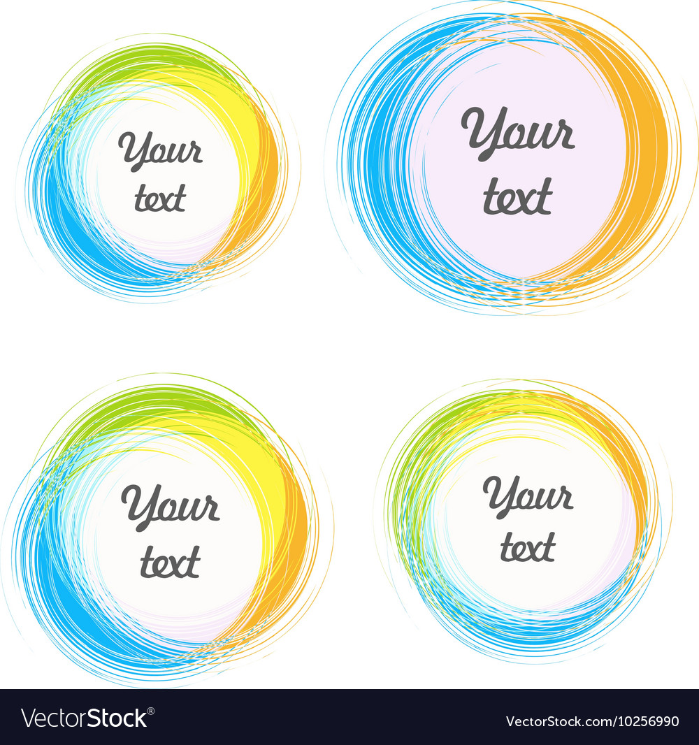 Design elements for the background color circular