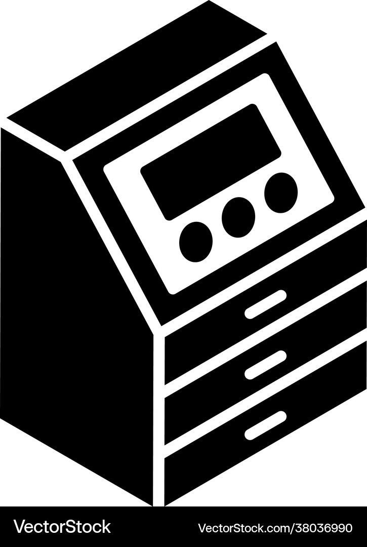 Diagnostic machine Royalty Free Vector Image - VectorStock