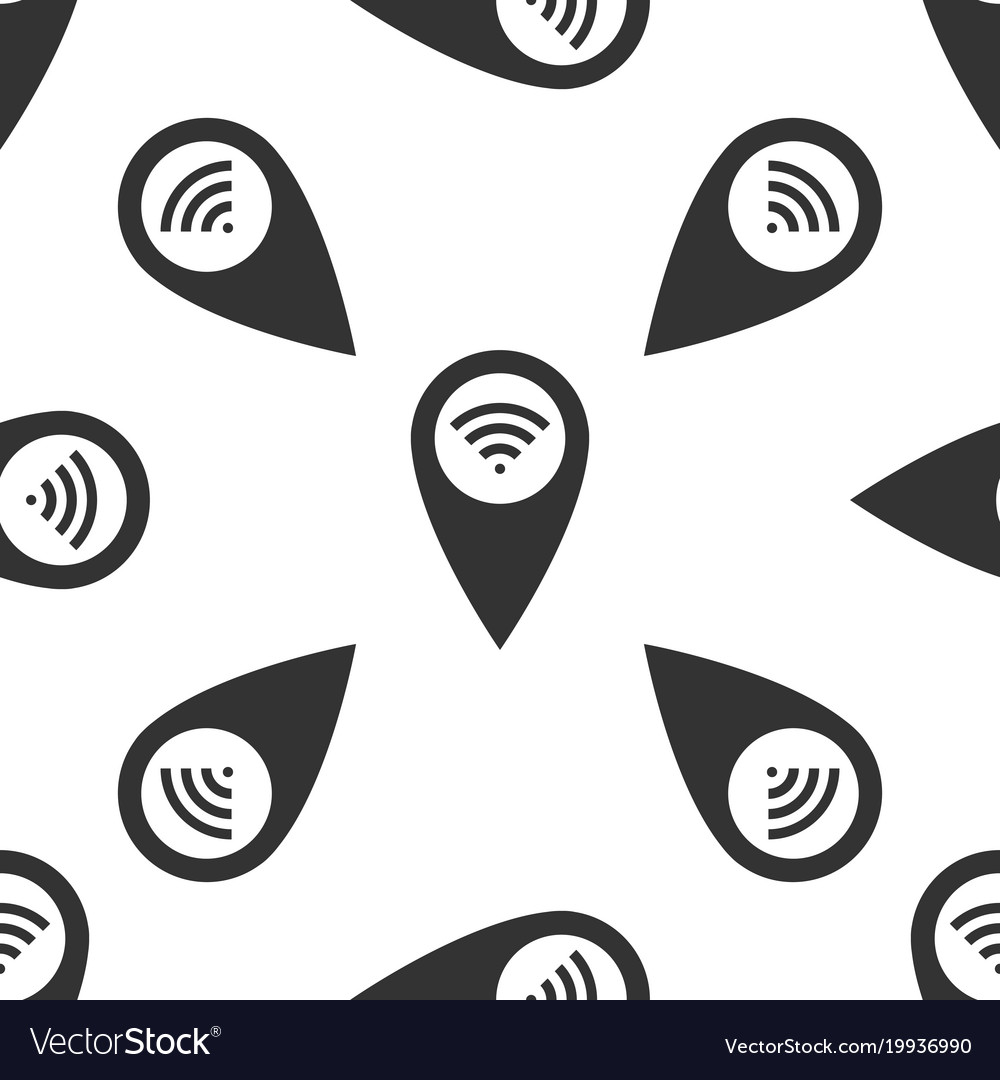 Zeigerkarte mit WLAN-Internetsignalanschluss