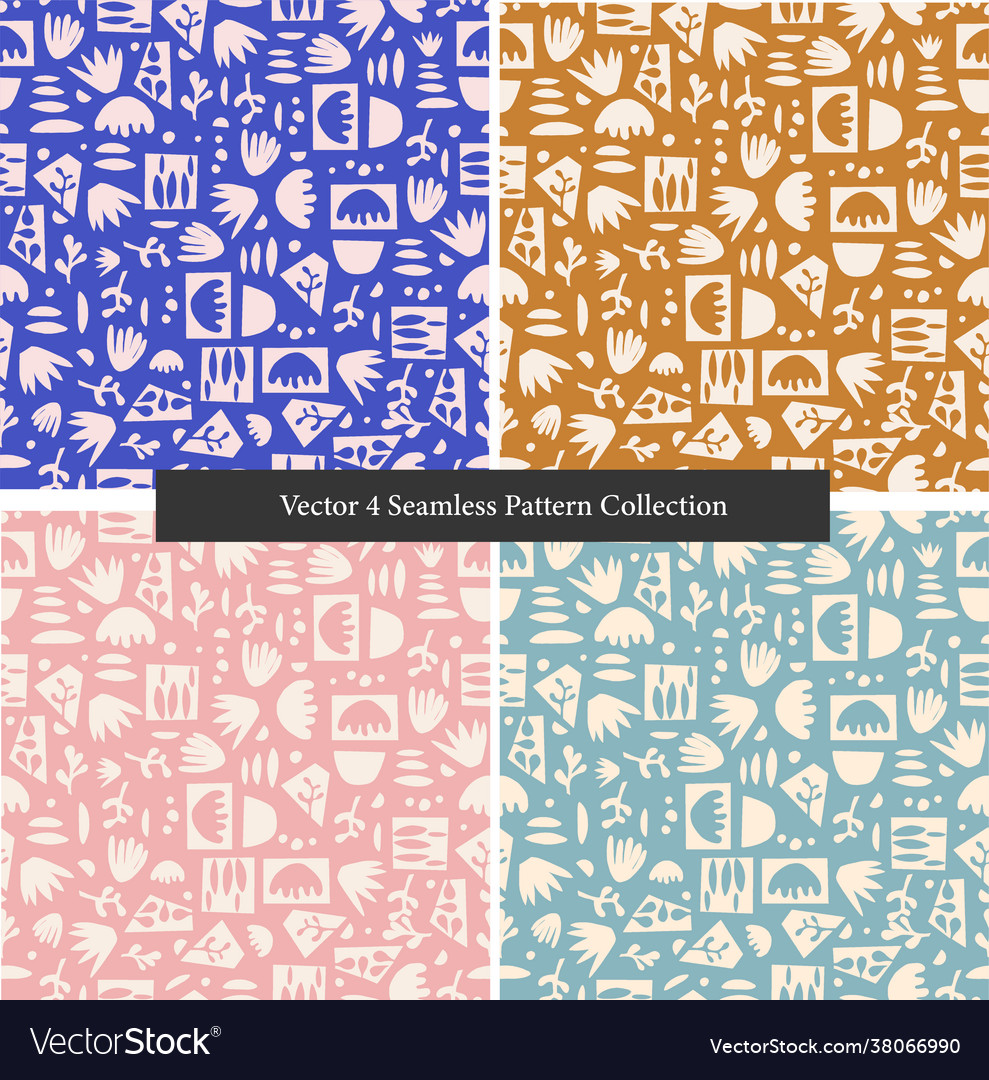 Scandinavian simple modern shape pattern vector image Scandinavian simple modern shape pattern