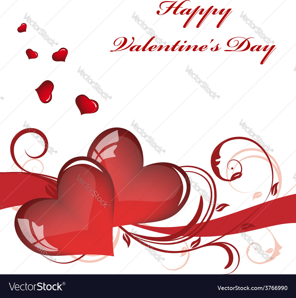 Valentine card Royalty Free Vector Image - VectorStock