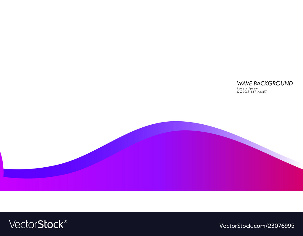 Abstract wave background with gradient pink vector image Abstract wave background with gradient pink