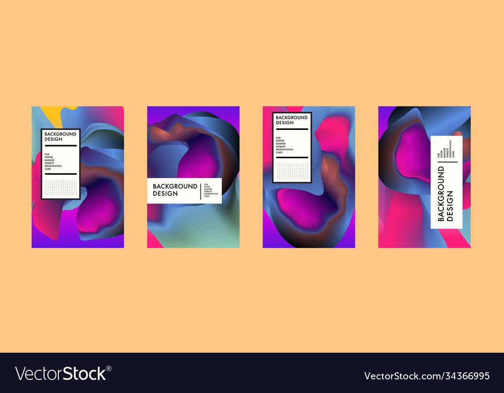Colorful abstract fluid gradient pattern
