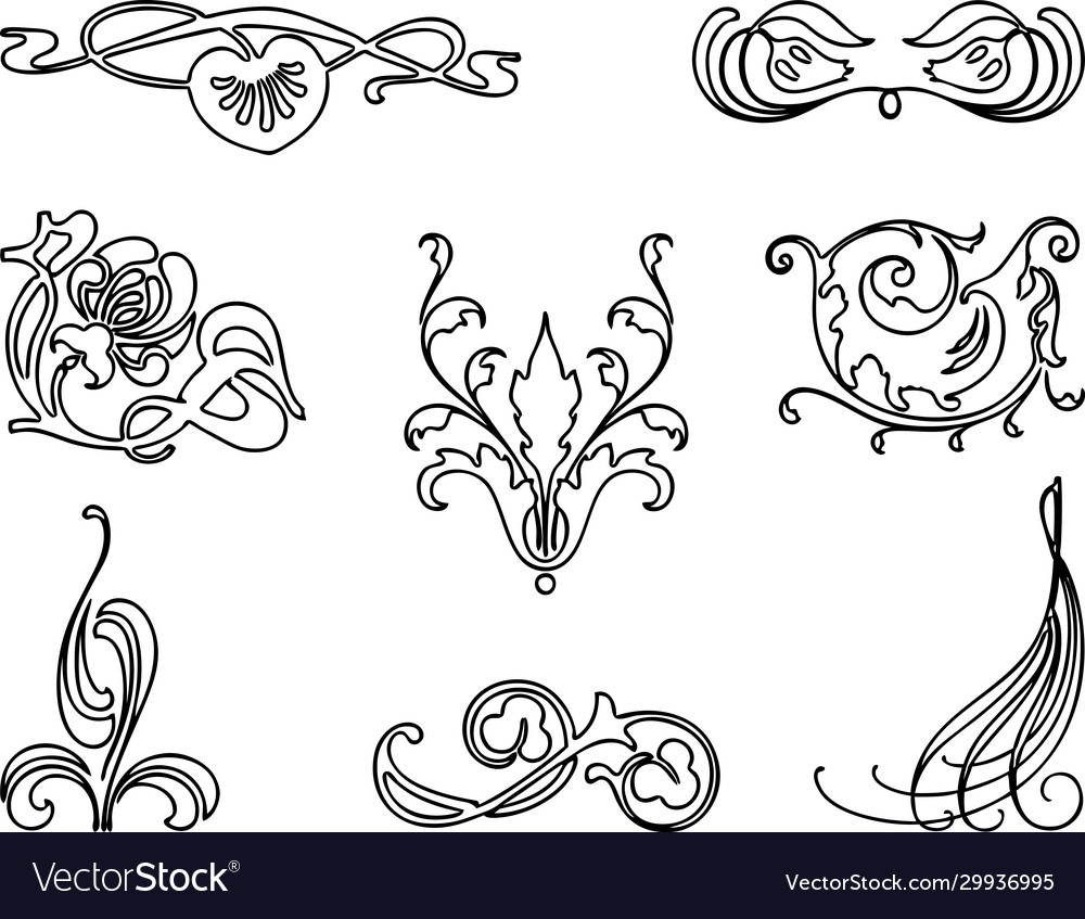Image set outlines design elements