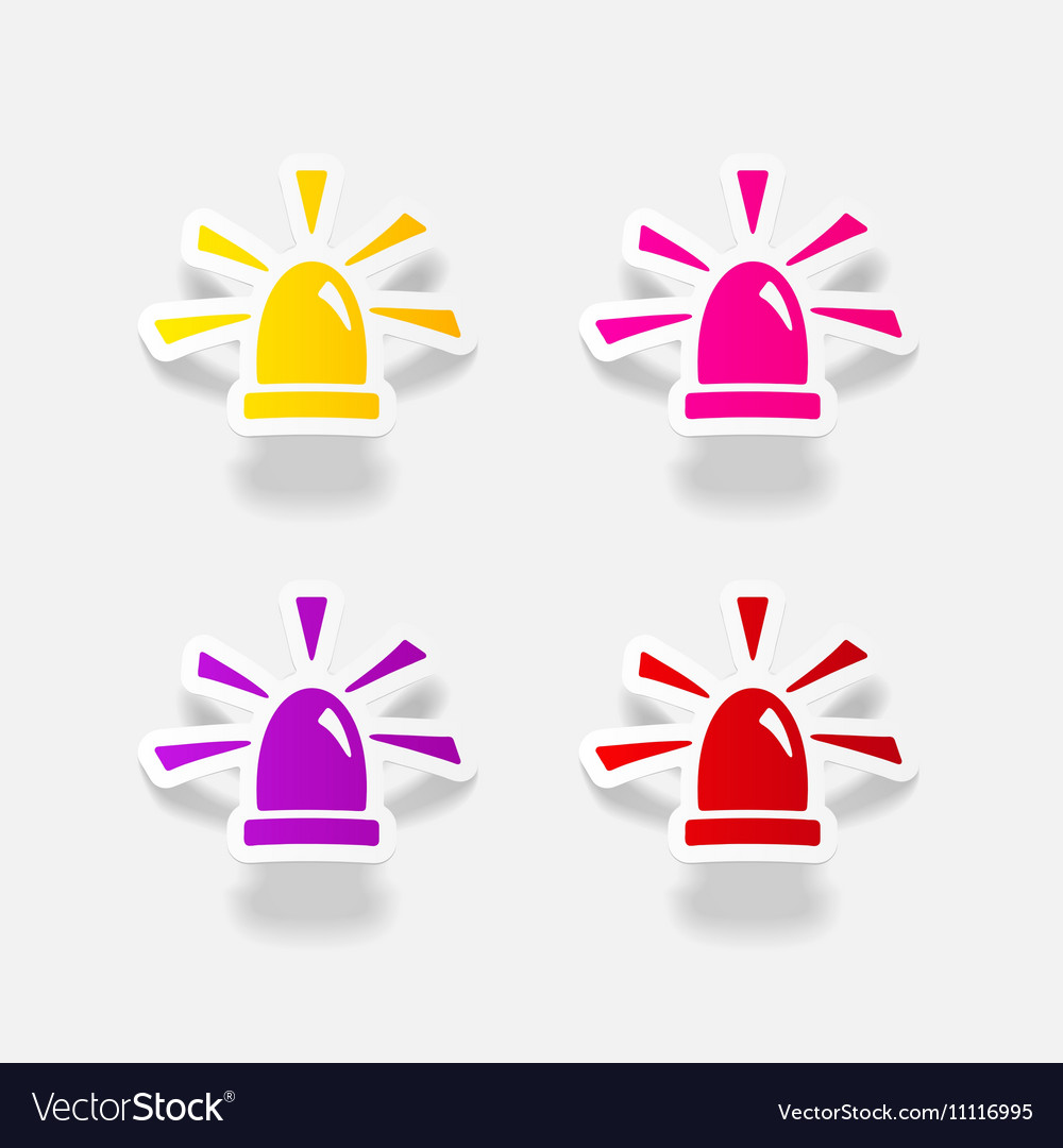 Realistic design element flasher