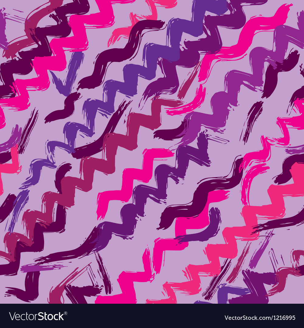Seamless abstract texture with hand drawn zig zag