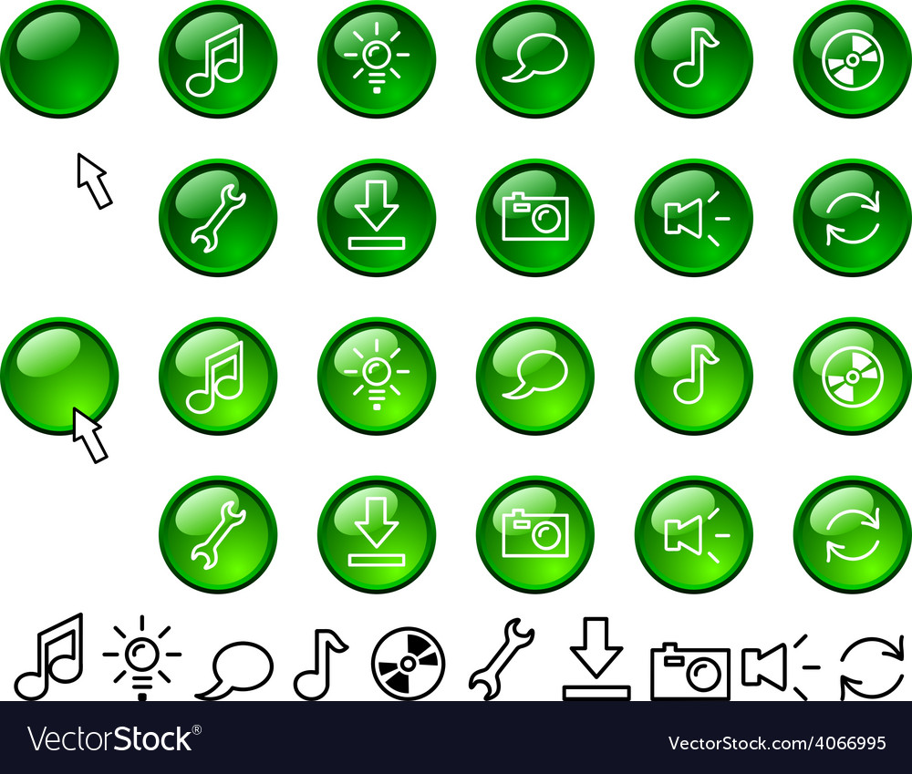 Set of web icons