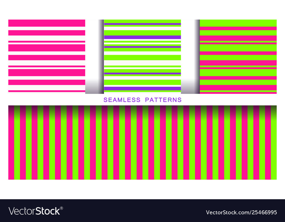 Set seamless patterns endless textures Vector Image Set seamless patterns endless textures